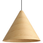 Conique Pendant - Light Walnut