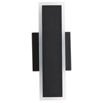Obsidian Outdoor Wall Sconce - Sand Black