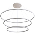 Veritas 3-Tier Chandelier - Sand White