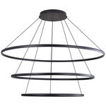 Veritas 3-Tier Chandelier - Sand Black