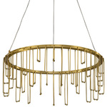 Lucerna Chandelier - Stainless Steel Gold
