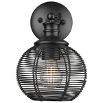 Calypso Wall Sconce - Matte Black