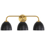 Shepard Bathroom Vanity Light - Modern Brass / Matte Black