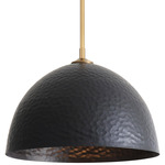 Shepard Pendant - Modern Brass / Matte Black