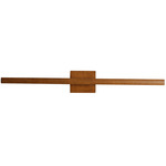Vireo Bathroom Vanity Light - Walnut