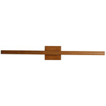 Vireo Bathroom Vanity Light - Walnut