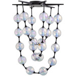 Pearla Pendant - Matte Black / Iridescent