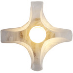 Glacier Wall Sconce - Polished Nickel