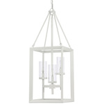 Smyth Pendant - Natural White / Clear