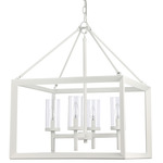 Smyth Chandelier - Natural White / Clear