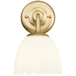 Dorinda Wall Sconce - Brushed Champagne Brass / Opal