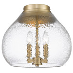 Ariella Flush Mount - Brushed Champagne Brass
