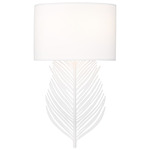 Cay Wall Sconce - Matte White / White