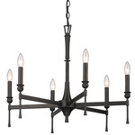 Landon Chandelier - Matte Black