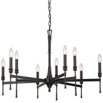 Landon Chandelier - Matte Black