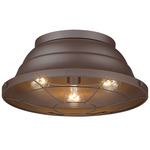 Bartlett Outdoor Ceiling Light - Textured Bronze