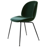 Beetle Upholstered Dining Chair - Black / Tempo 13