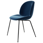 Beetle Upholstered Dining Chair - Black / Tempo 06