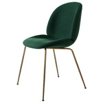Beetle Upholstered Dining Chair - Antique Brass / Mode 70