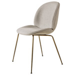 Beetle Upholstered Dining Chair - Antique Brass / Mode 48