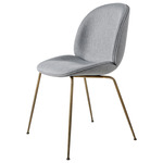 Beetle Upholstered Dining Chair - Antique Brass / Metaphor 19