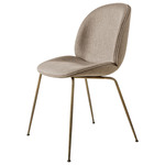 Beetle Upholstered Dining Chair - Antique Brass / Metaphor 36