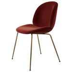 Beetle Upholstered Dining Chair - Antique Brass / Tempo 25
