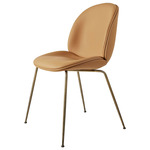 Beetle Upholstered Dining Chair - Antique Brass / Davenport 7835
