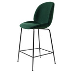 Beetle Upholstered Bar / Counter Chair - Black / Mode 70