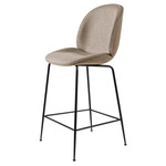 Beetle Upholstered Bar / Counter Chair - Black / Metaphor 36