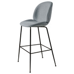 Beetle Upholstered Bar / Counter Chair - Black / Mode 45