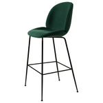 Beetle Upholstered Bar / Counter Chair - Black / Mode 70