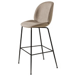 Beetle Upholstered Bar / Counter Chair - Black / Metaphor 36