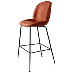 Beetle Upholstered Bar / Counter Chair - Black / Instill 35