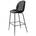 Beetle Upholstered Bar / Counter Chair - Black / Davenport 1112