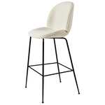 Beetle Upholstered Bar / Counter Chair - Black / Hearth 01