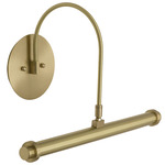 Slim Line LED Picture Light - Satin Brass