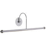Slim Line LED Picture Light - Chrome