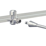 Wall Monorail Freejack Connector - Satin Nickel