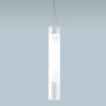 Lio Pendant - Nickel / White / Clear
