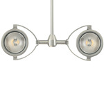 Elton Wall Monorail Head - Satin Nickel