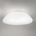 Infinita Flush Mount - White / White