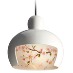 Juuyo Pendant - White / Peach Blossom