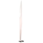 Shakti 200 Floor Lamp - Chrome / White