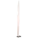 Shakti 200 Floor Lamp - Chrome / White