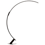 Kyudo Floor Lamp - Black / Opal