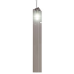 Tubes Pendant - Nickel / Smoky