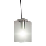 Tubes Pendant - Nickel / Smoky