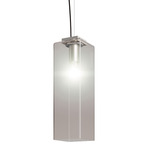 Tubes Pendant - Nickel / Smoky