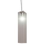 Tubes Pendant - Nickel / Smoky